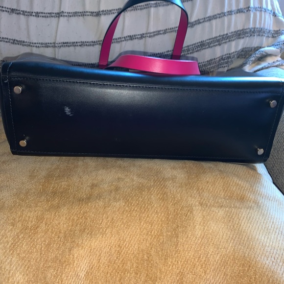 LARGE KATE SPADE BLACK/PINK TOTE BAG - Picture 9 of 9